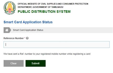 smart card status online tamilnadu 2017|smart card reprint status.